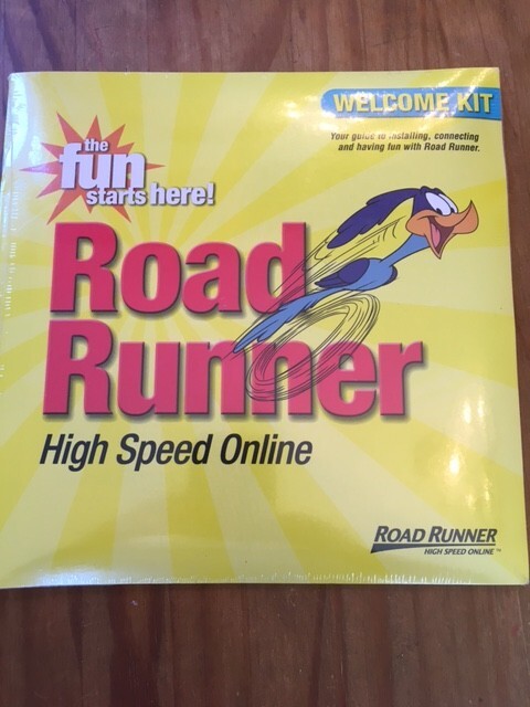 ROAD RUNNER HIGH SPEED ONLINE WELCOME KIT IN SEALED PACKAGE TIME WARNER CABLE