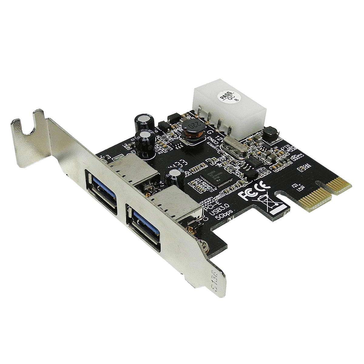 Digitus 2-Port USB 3.0 Super Speed PCI-Express x1 Interface Card 1428 1433
