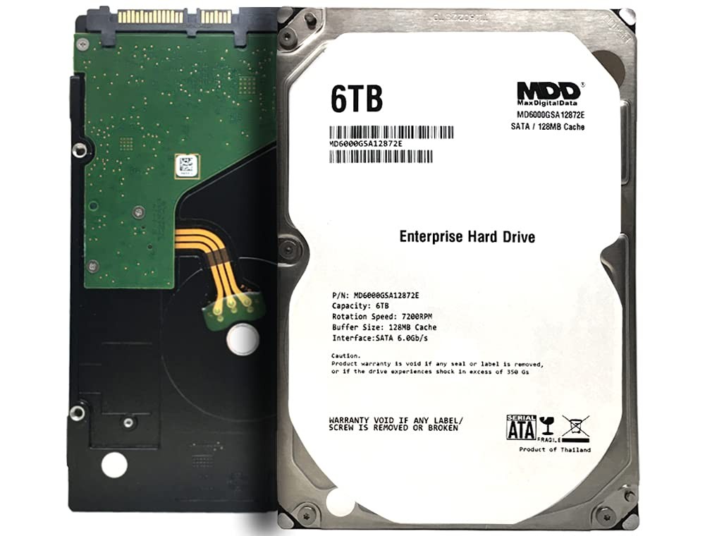 MDD MAXDIGITALDATA MaxDigitalData (MD6000GSA12872E) 6TB 7200RPM 128MB Cache S...