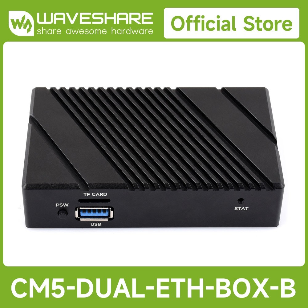 Waveshare Gigabit/2.5G Dual Ethernet Mini-Computer (B) Based On CM5(NOT included
