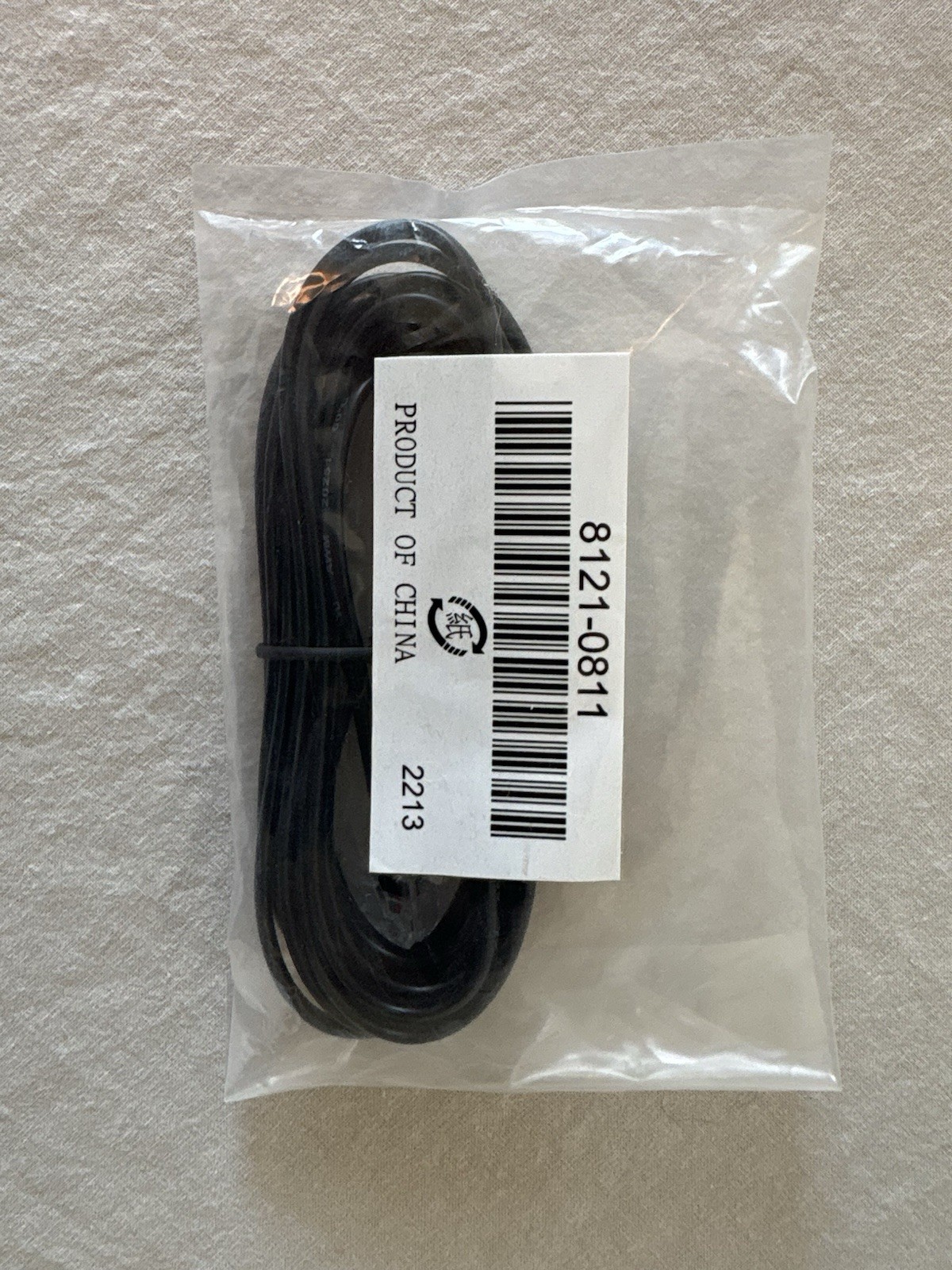 HP 8121-0811 Telephone and Fax Cable 10ft RJ11 Male Connectors 