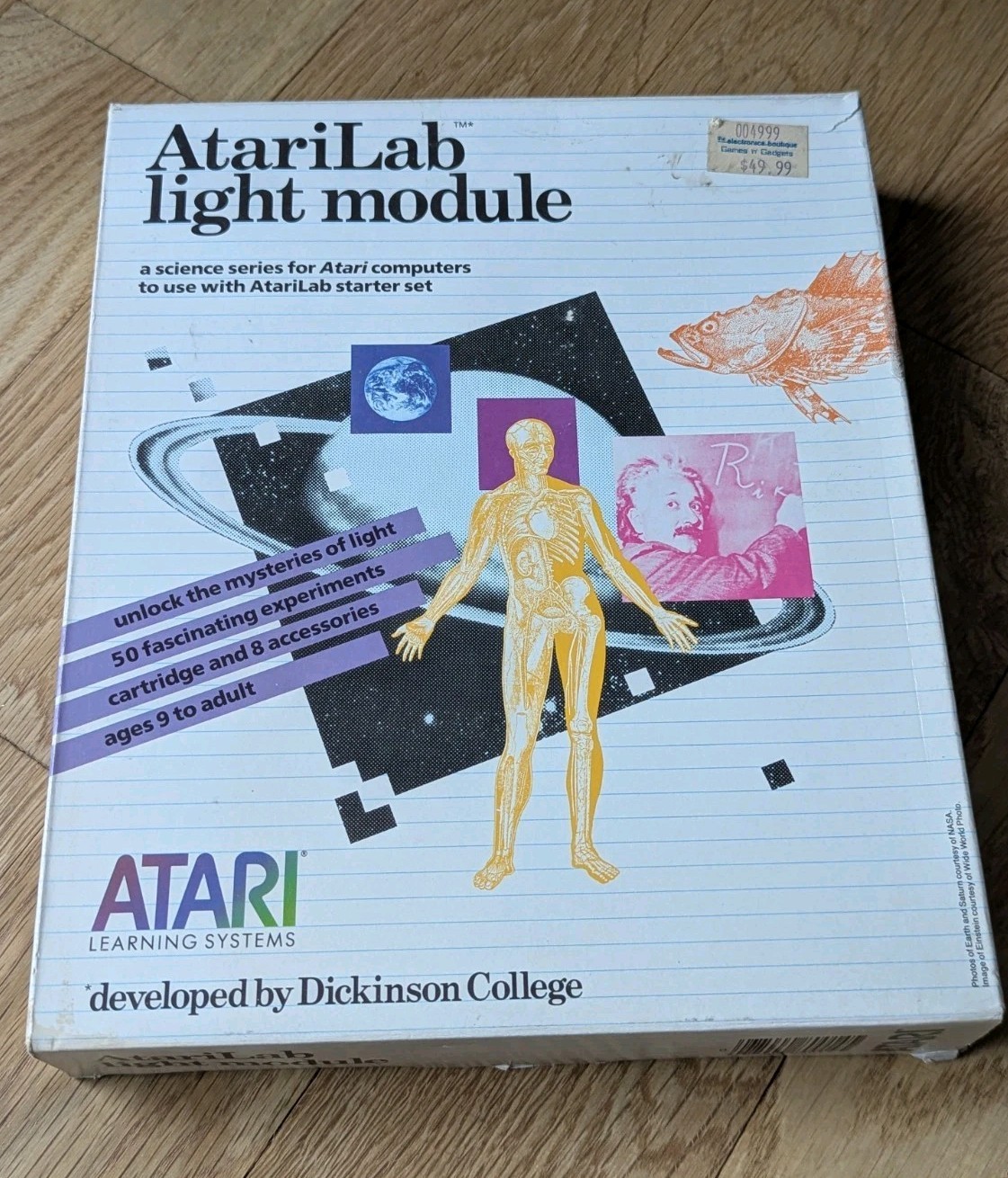 AtariLab Light Module With Cartridge And All Parts IN BOX - Read Description 