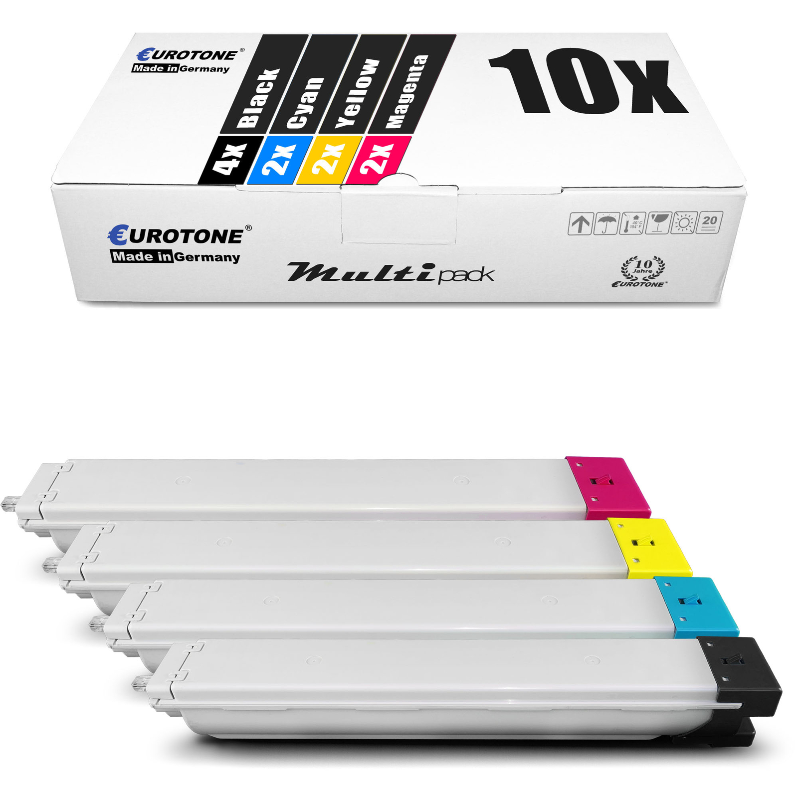 10X Eco Cartridge Replaces Samsung CLT-C809S CLT-K809S CLT-M809S CLT-Y809S