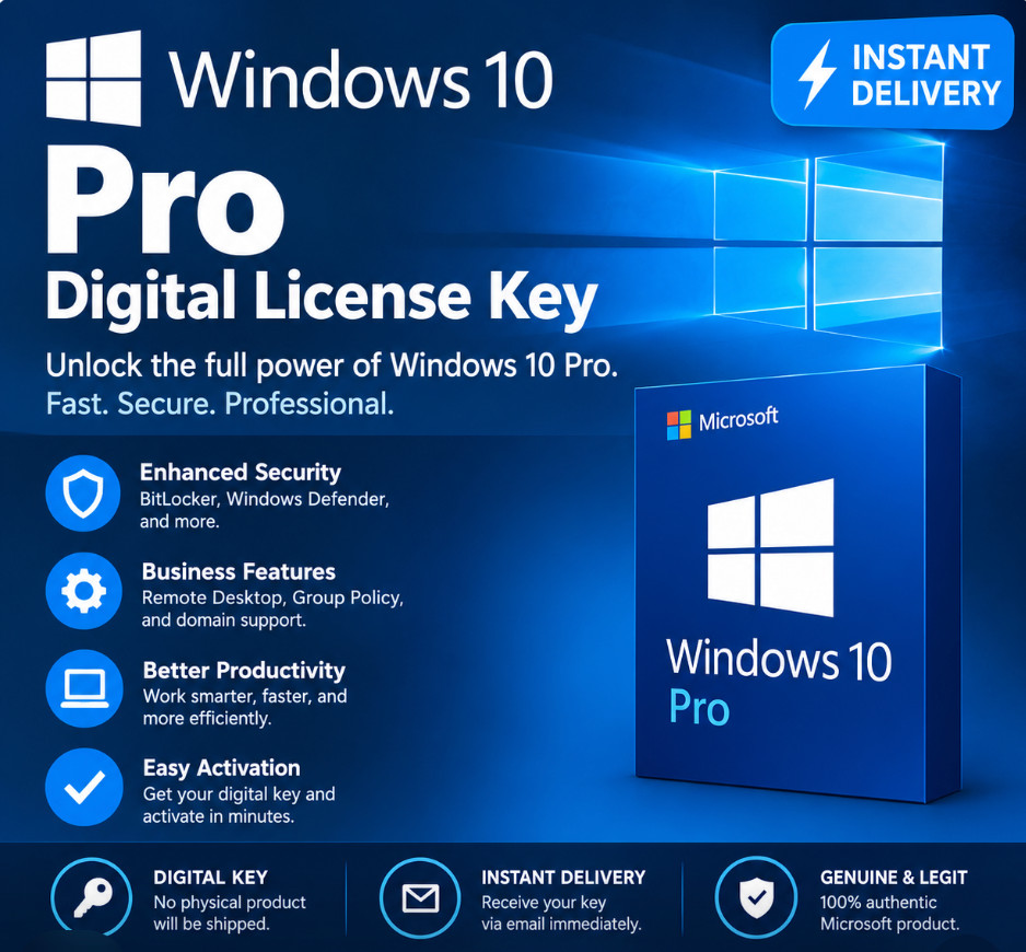 Windows 10 Pro Digital Key