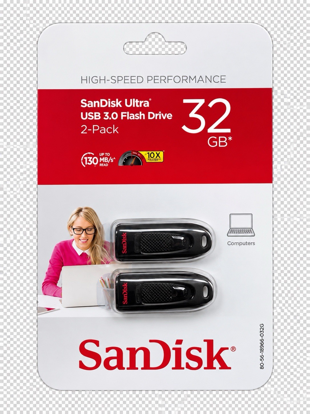 SanDisk USB 3.0 Flash Drive - 32GB - NEW- in original Two pack