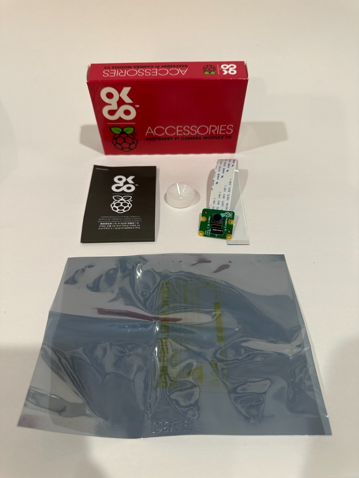 Camera Module V2 8MP Sony IMX219 Raspberry Pi  with Ribbon Cable UNUSED