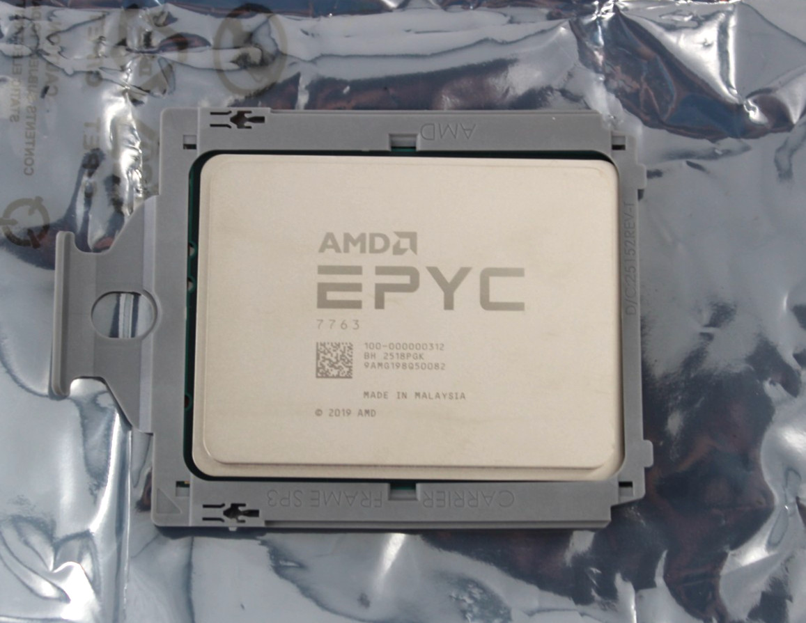 AMD EPYC 7763 Server Processor (2.5 GHz, 64 Cores, Socket SP3)
