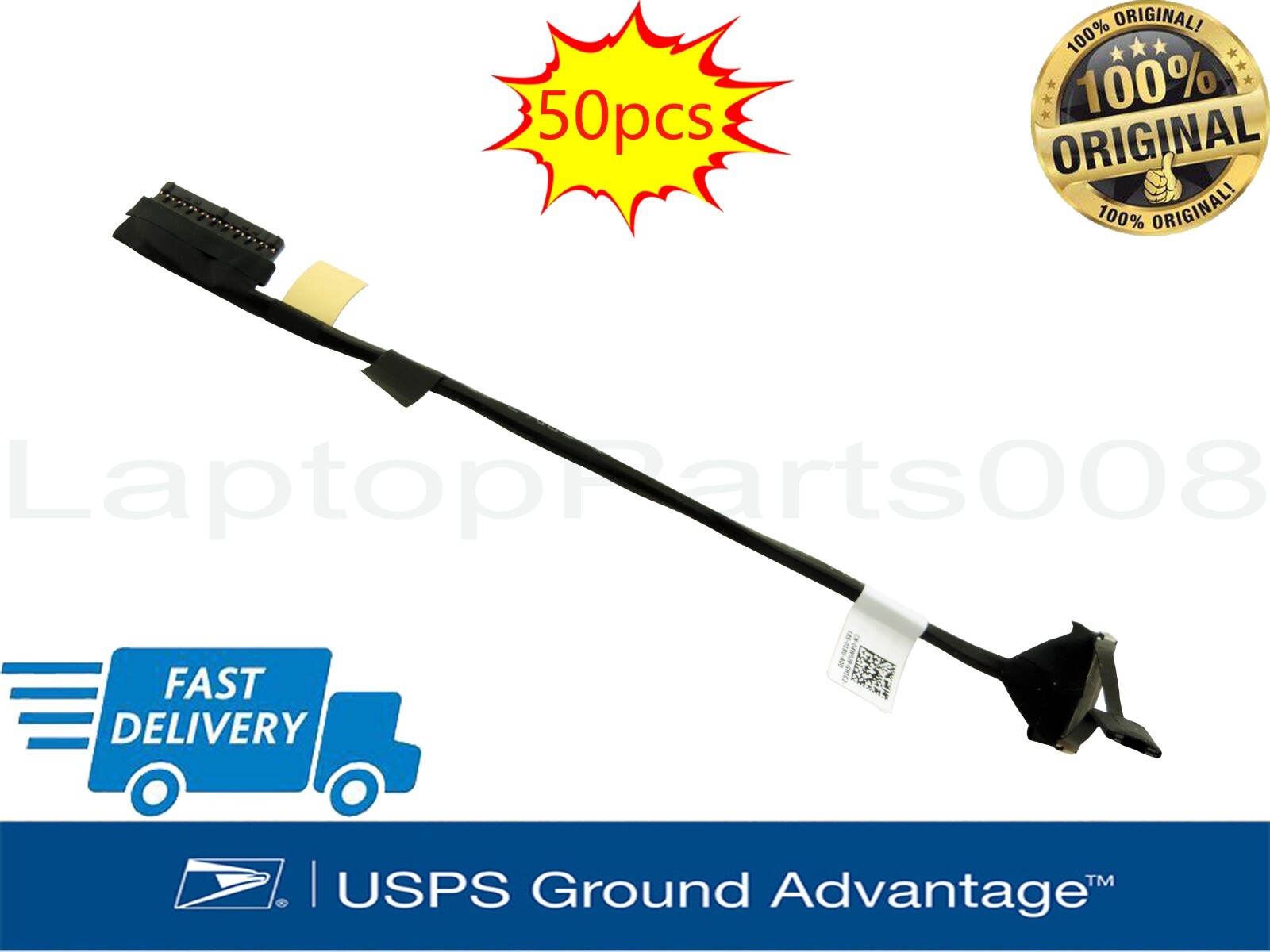 50X Genuine Laptop Battery Cable  For Dell Latitude 7280 7290 7380 7390 04W0J9