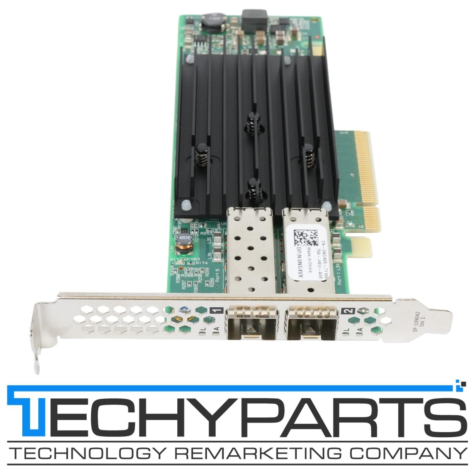Dell NG4VX SolarFlare SFN8522-PLUS 2-Port 10Gb/s PCIe 3.1 x8 Server NIC