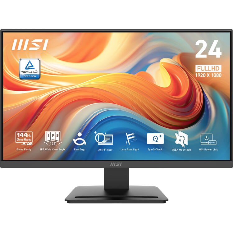 MSI PRO MP243L E14 23.8" IPS FHD 144Hz 1ms HDR Ready, Tilt Adjust Gaming Monitor