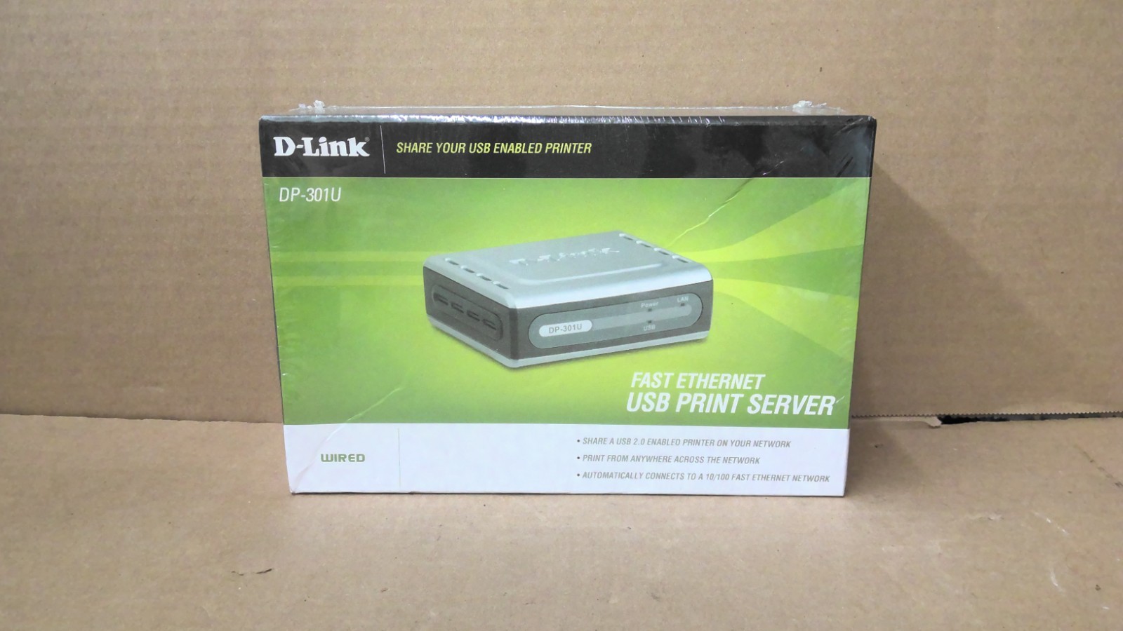 D-Link DP-301U Ethernet USB Print Server Express EtherNetwork