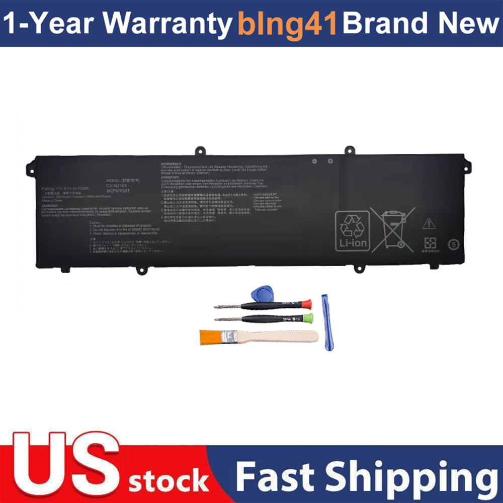 C31N2105 Battery For Asus Vivobook K3502Z K3402Z M1603QA M5402RA 0B200-04140000