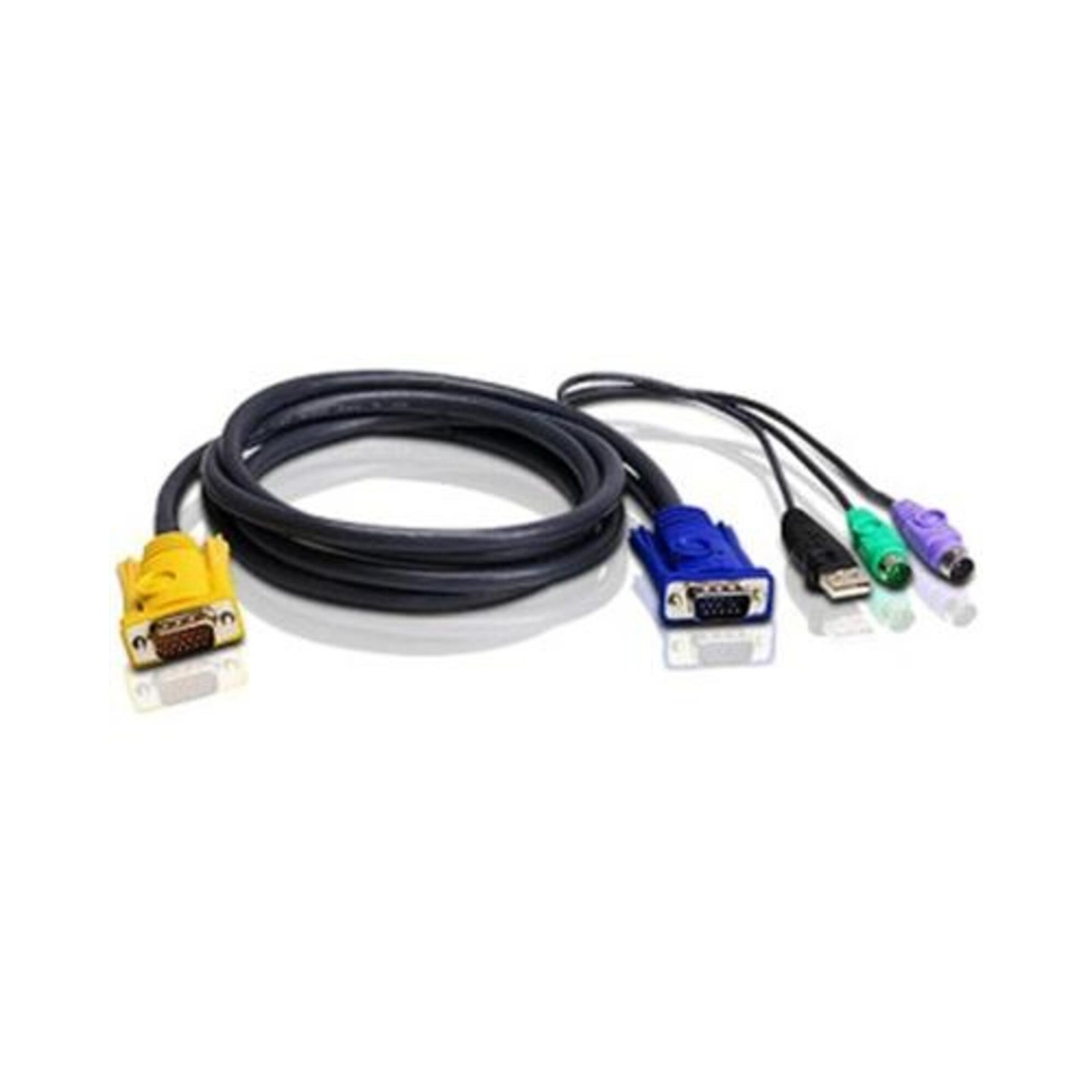 Aten - 2L-5303UP - ATEN Combo kVM Cable - 10 ft KVM Cable - First End: 1 x