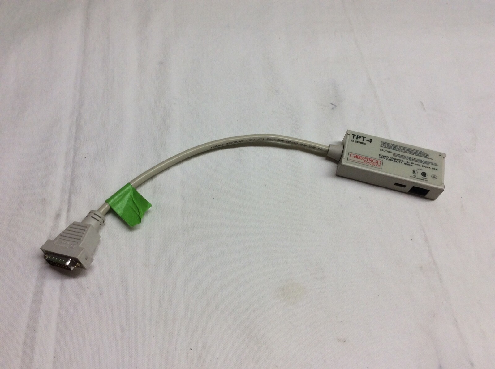 CABLETRON SYSTEMS TPT-4 802.3 10BASE-T TRANSCEIVER