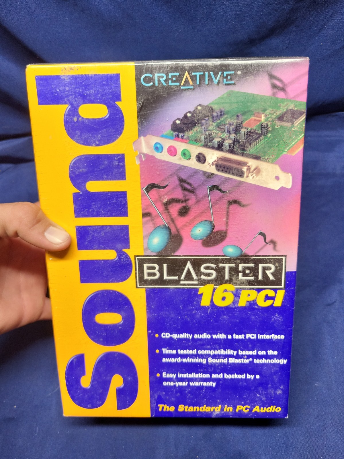 New Sealed 2000 Creative Sound Blaster 16 PCI Sound Card In 11” Box