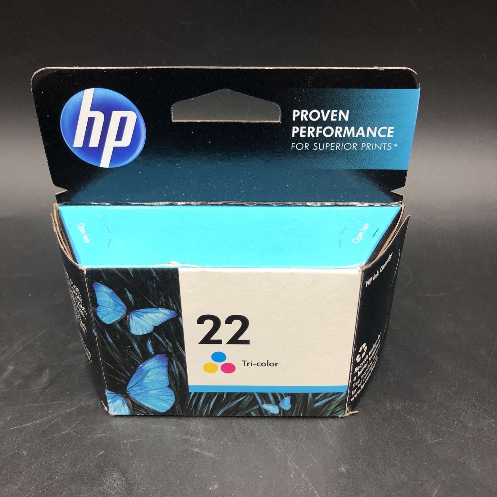 New HP 22 (C9352AN140) Ink Cartridge - Tri-Color Exp 11/2014