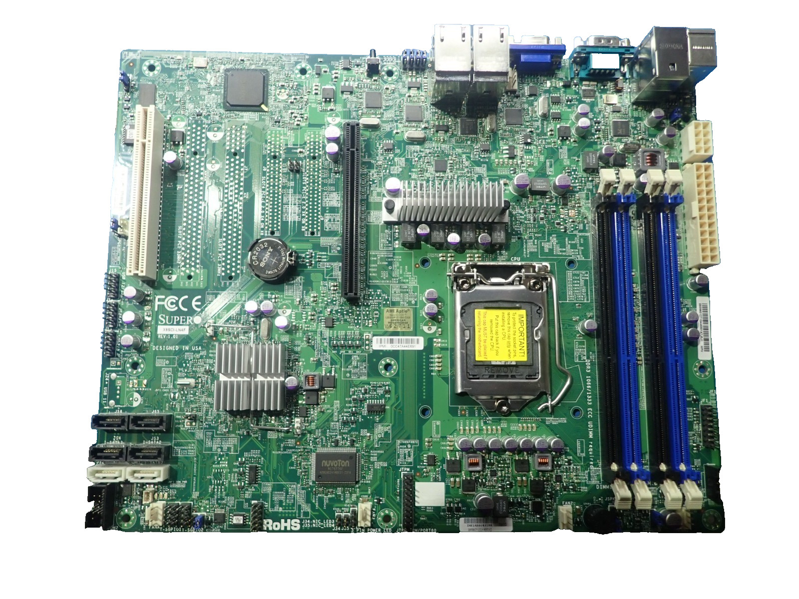 Supermicro X9SCI-LN4F Intel C204 Express LGA 1155 Server MotherBoard