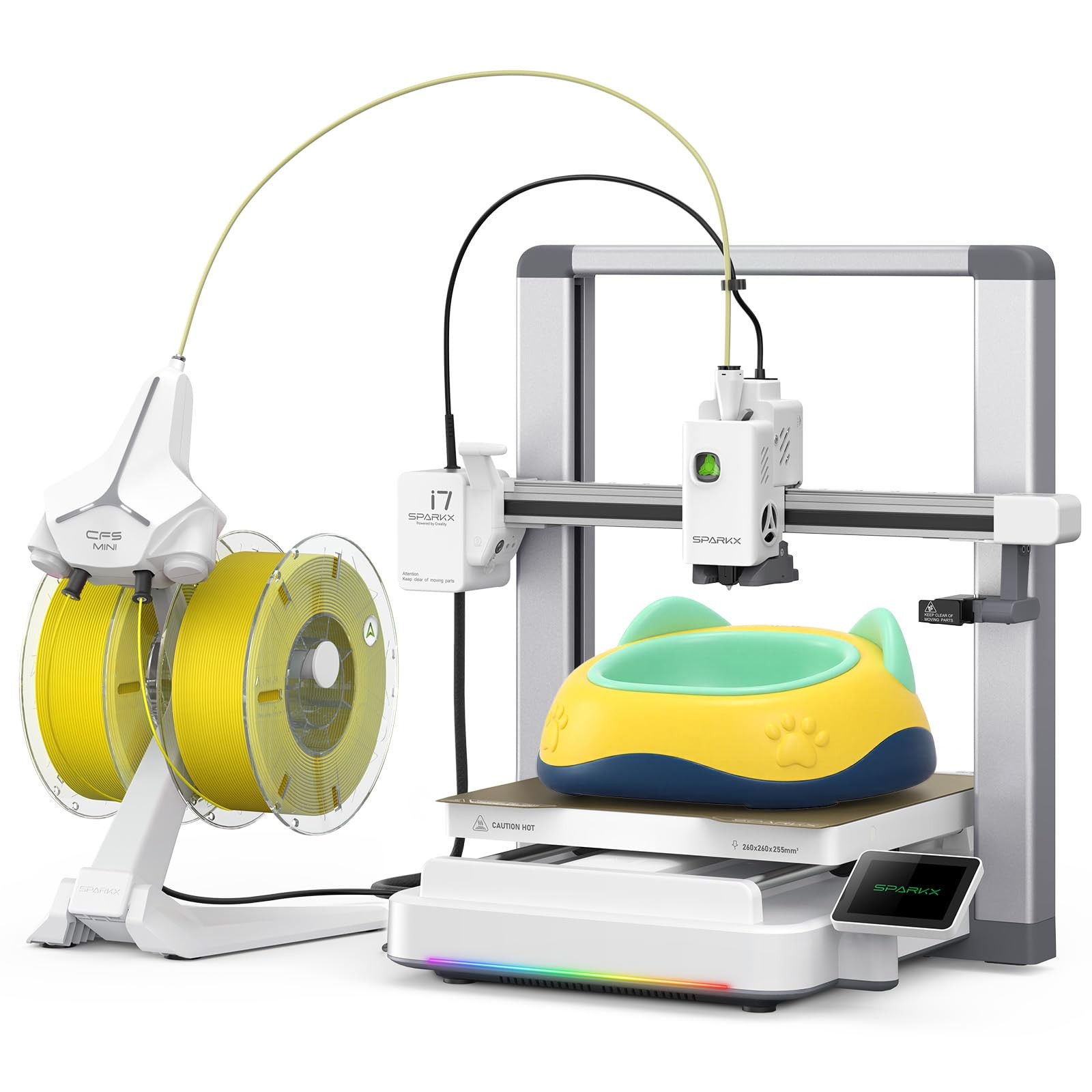 Creality SPARKX i7 Autofill 3D Printer 5% Pre-Assemble Low Noise 260x260x255 mm