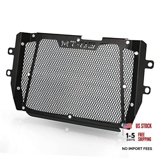 Motorcycle Radiator Protective Cover Motorcycle Radiator guard-A-black