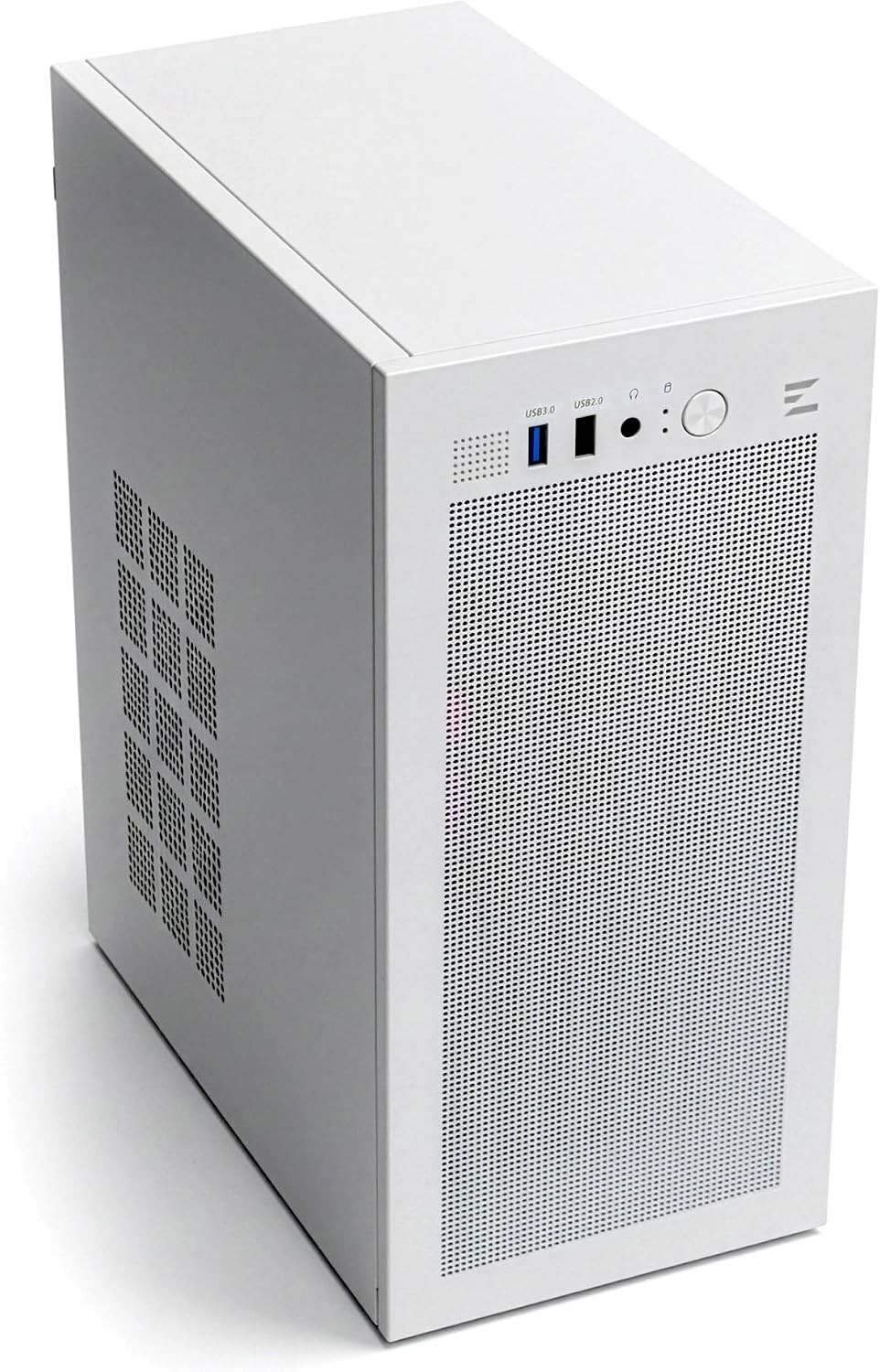 CUBIX Compact Mini Tower mATX Micro-ATX PC Case, White | Heavy-Duty 0.8T