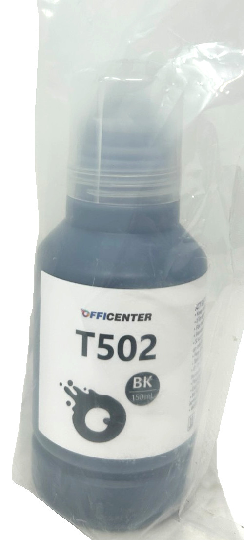 OFFICENTER T502 Black Ink Refill Bottle, 150ml / 5 fl oz