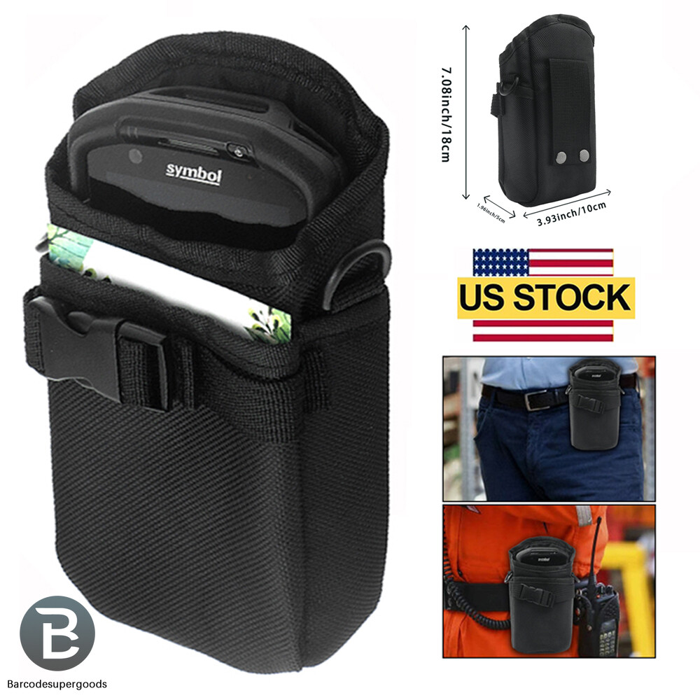 Nylon Carry Rugged Belt Clip Loop Pouch Case Holster for Symbol Zebra for