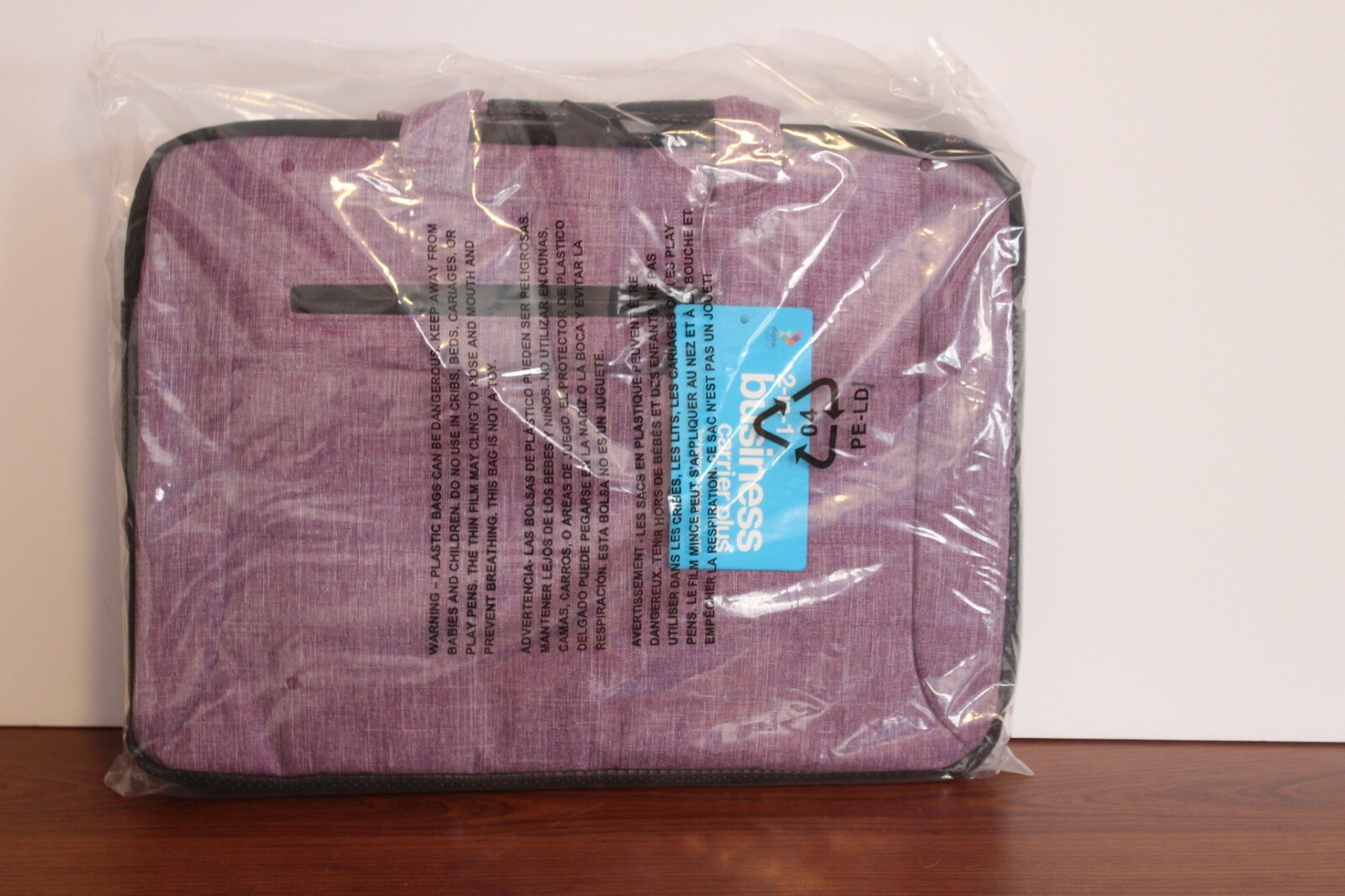 Digital Basics 2 in 1 Business Carrier For Laptops Tablets Up To 14"  Bag Purple