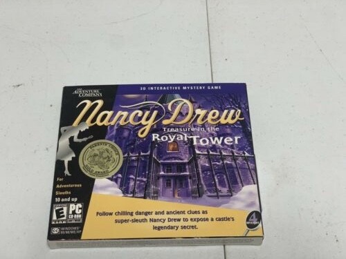 Nancy Drew Treasure in the Royal Tower  PC  CD-ROM  Game   