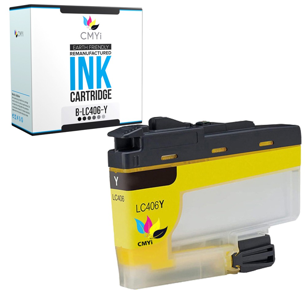 Compatible 1PK LC406 Yellow Ink Cartridge for Brother MFC J4335DW XL J4345DW XL
