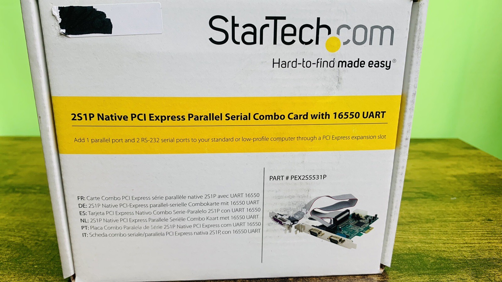 2S1P Native PCI Express Parallel Serial Combo Card with 16550 UART StarTech
