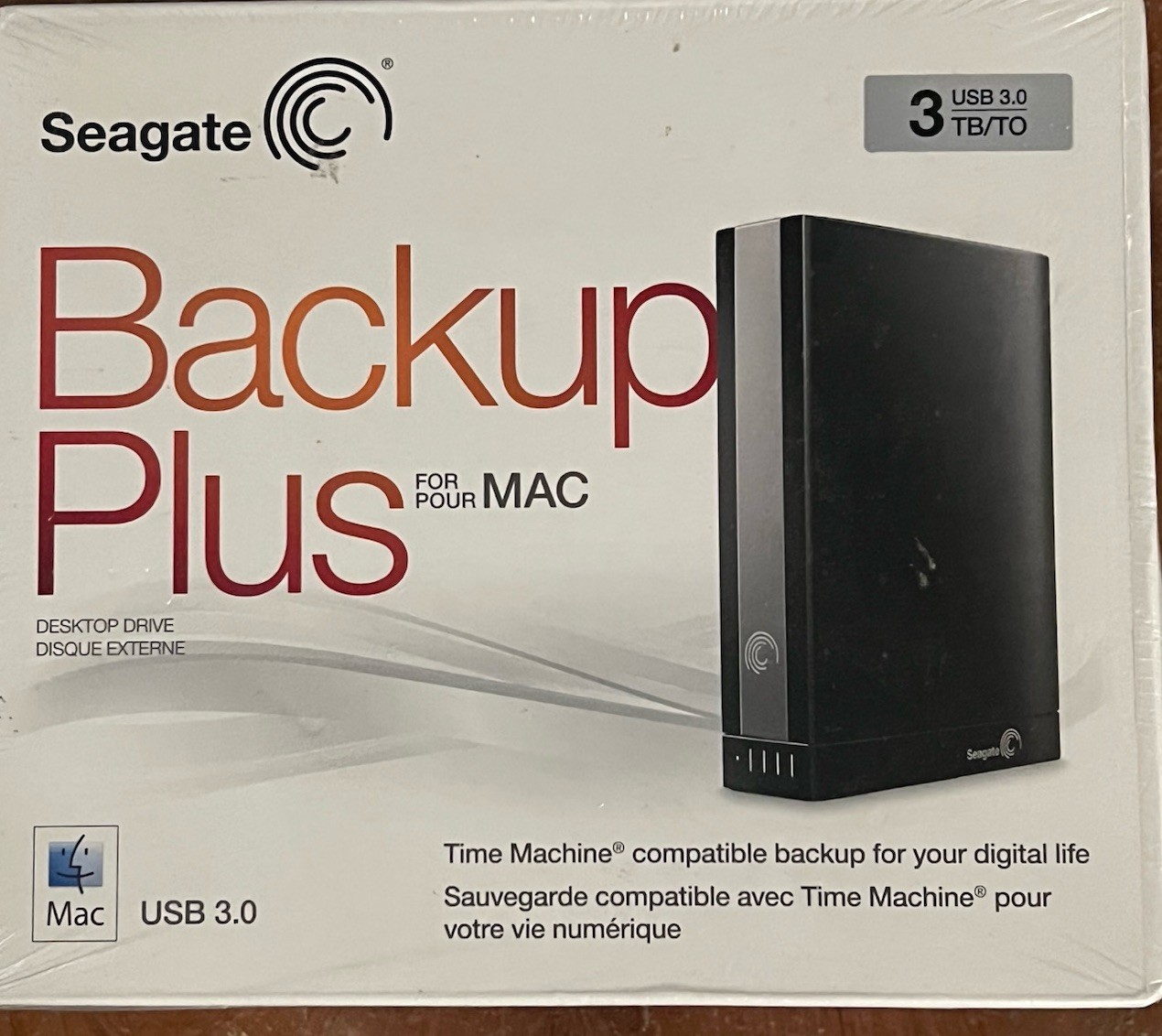 Seagate Backup Plus 3TB Desktop Drive PC Mac USB 3.0