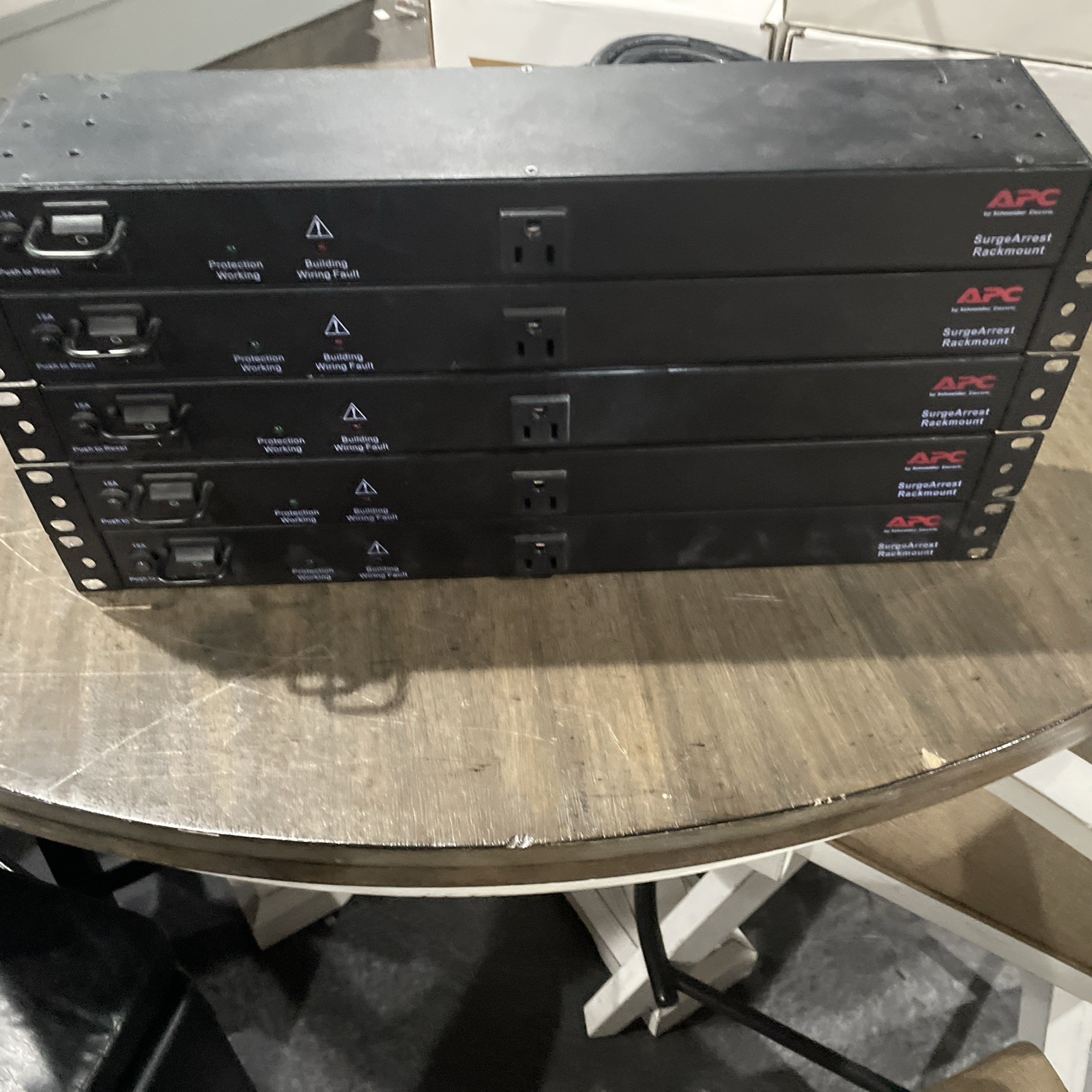 APC SurgeArrest Rackmount 120V 15A Power Distribution Unit LOT x5