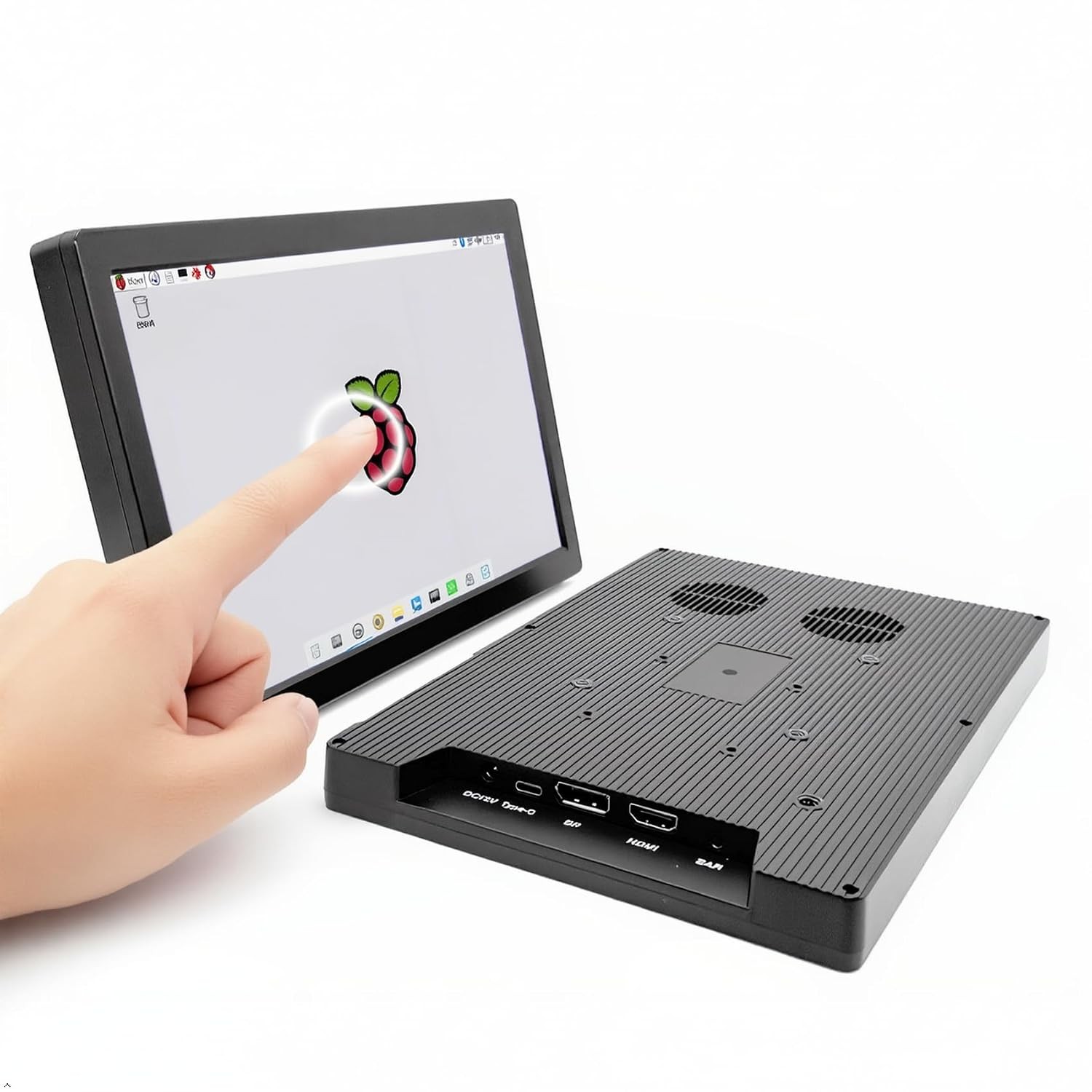 10.1 Inch USB-C Touchscreen mini Monitor, Small HDMI Monitor,1280x800 IPS LCD HD