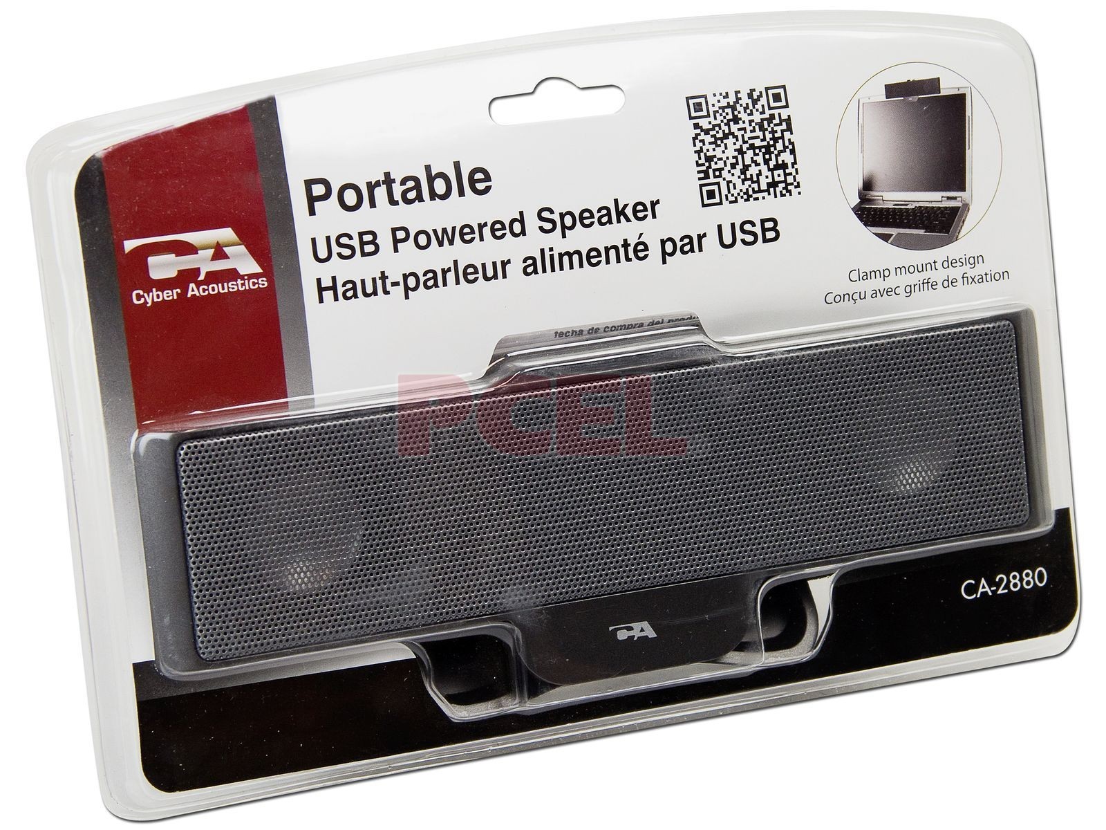 Cyber Acoustics CA-2880 USB Powered Portable Computer Speakers 2.0 NEW