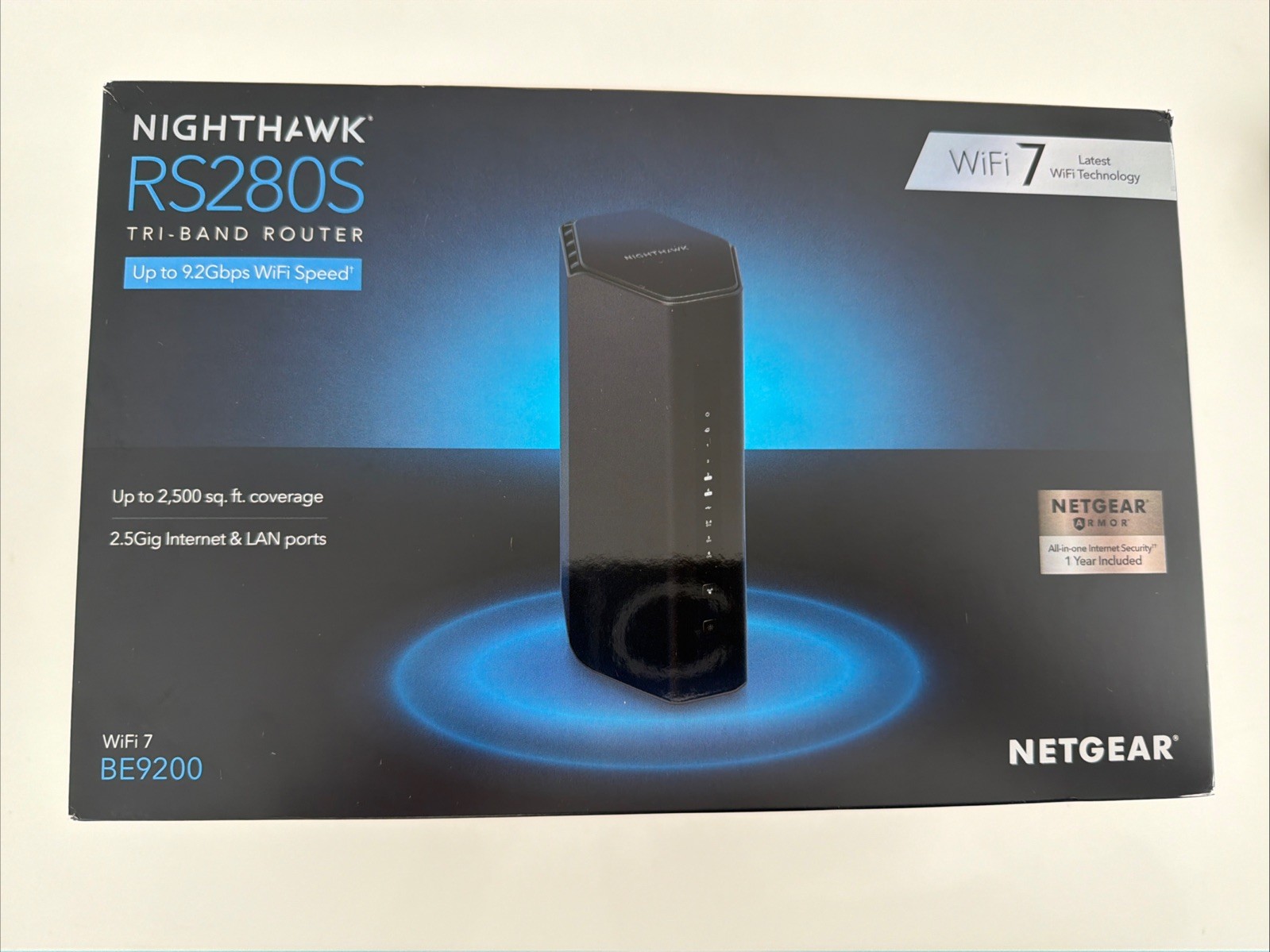 NETGEAR Nighthawk Tri-Band WiFi 7 Router (RS280S)