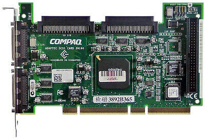 COMPAQ / ADAPTEC ASC-39160/CPQ ASC-39160 PCI SCSI ADAPTER WITH WARRANTY