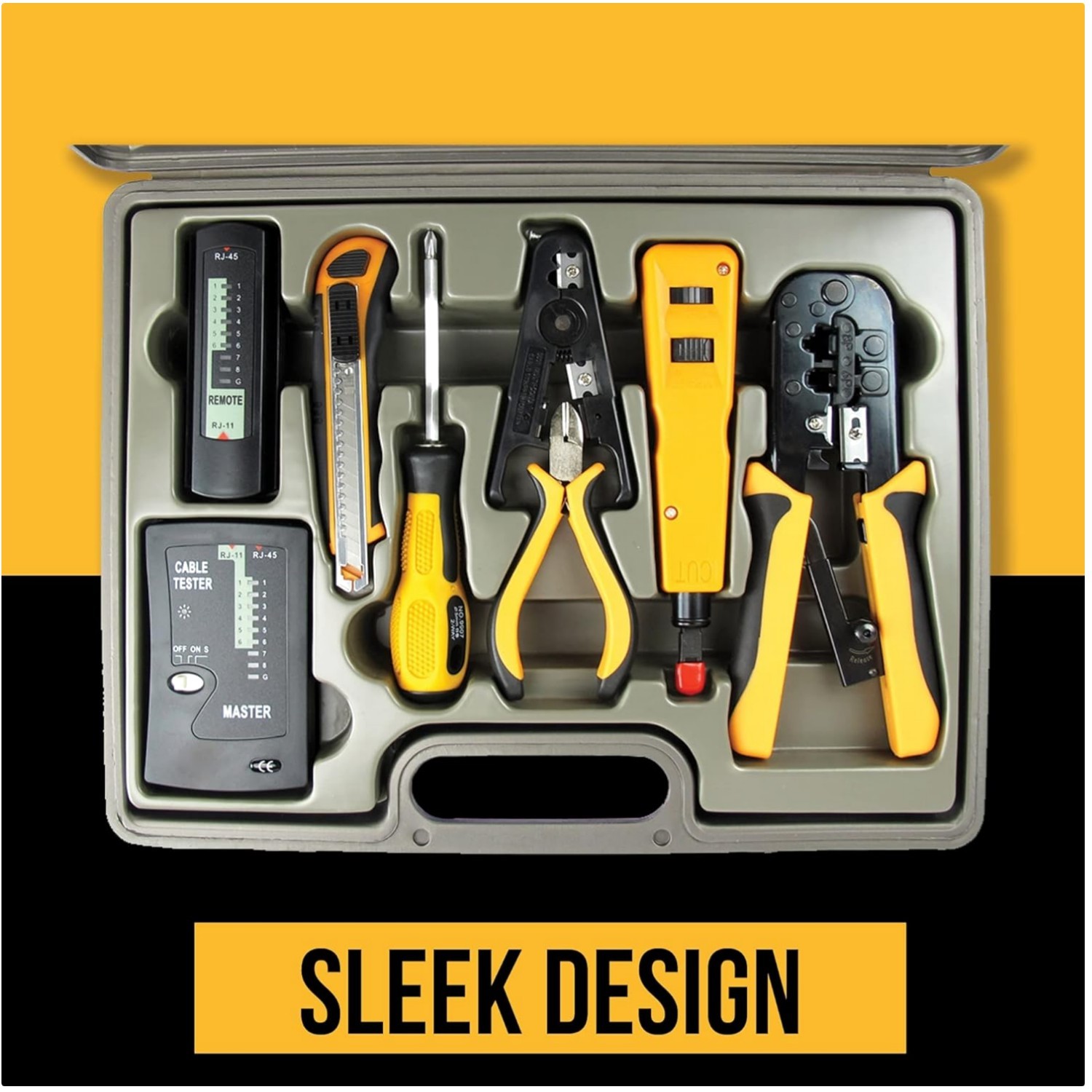 10-in-1 Network Installation Kit - Cable Repair Set
