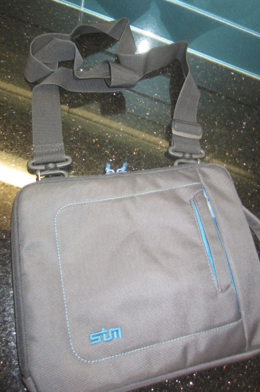 STM Myth Sleeve for 11 inch Laptop/ Notebook / iPad - Black Shoulder Strap