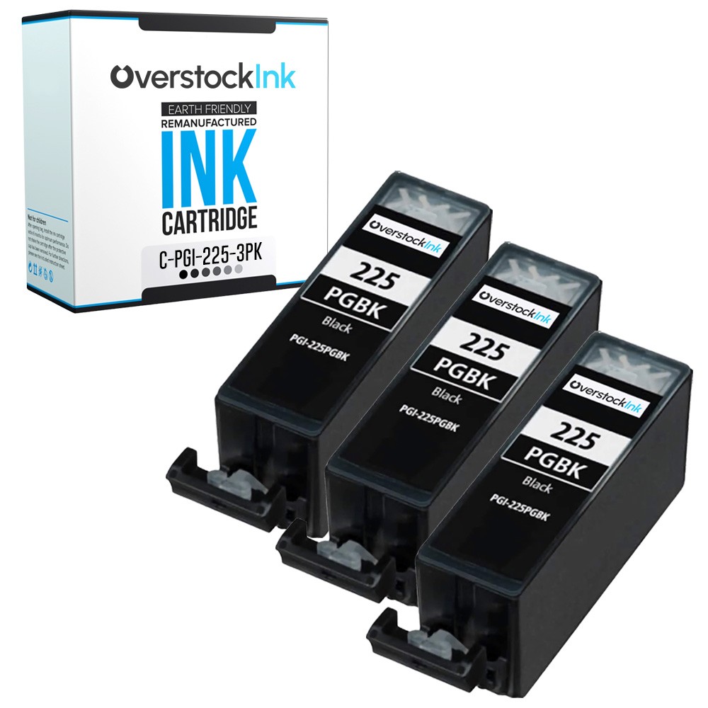 3PK Compatible OSI PGI-225 Ink Cartridges for Canon PIXMA MG6220 MG8120 MG8220