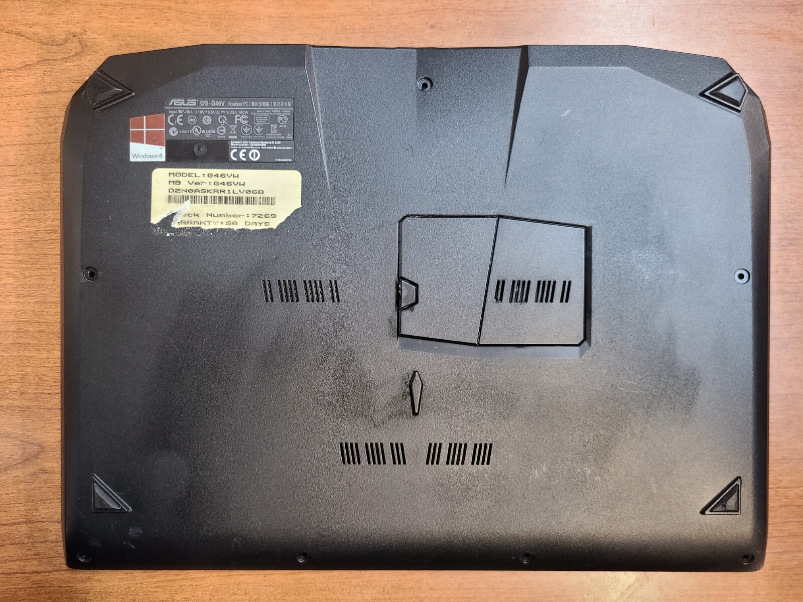 ORIGINAL ASUS ROG G46V GAMING LAPTOP BOTTOM CASE 13GNMM1AP030-1 13GNMM1AP041-1