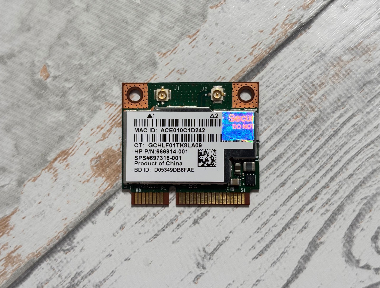 HP ProBook 650 G1 Broadcom BCM943228HMB WiFi BT 4.0 Card 666914-001 730668-001