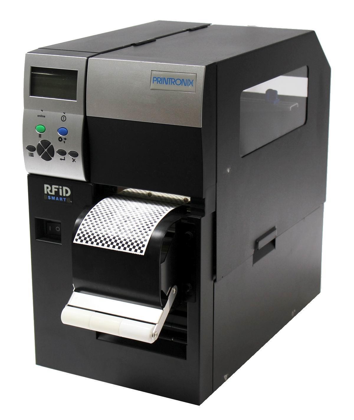 Printronix SL/T4M 252205-001 RFID Thermal Barcode Printer Network Rewind 203DPI
