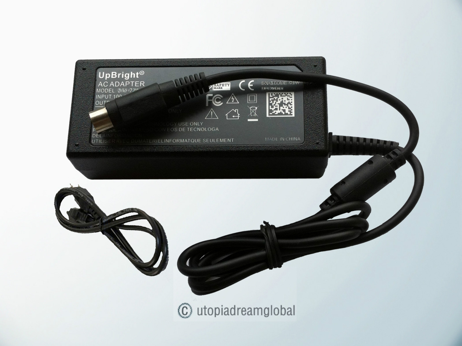 4-Pin AC Adapter For Boston Acoustics Recepter Radio HD AFQ5D001203 P Power Cord