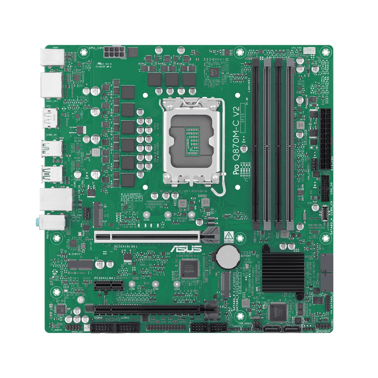 Asus ProQ870MCV2CSM Micro ATX Motherboard LGA-1851 PCIe 5.0