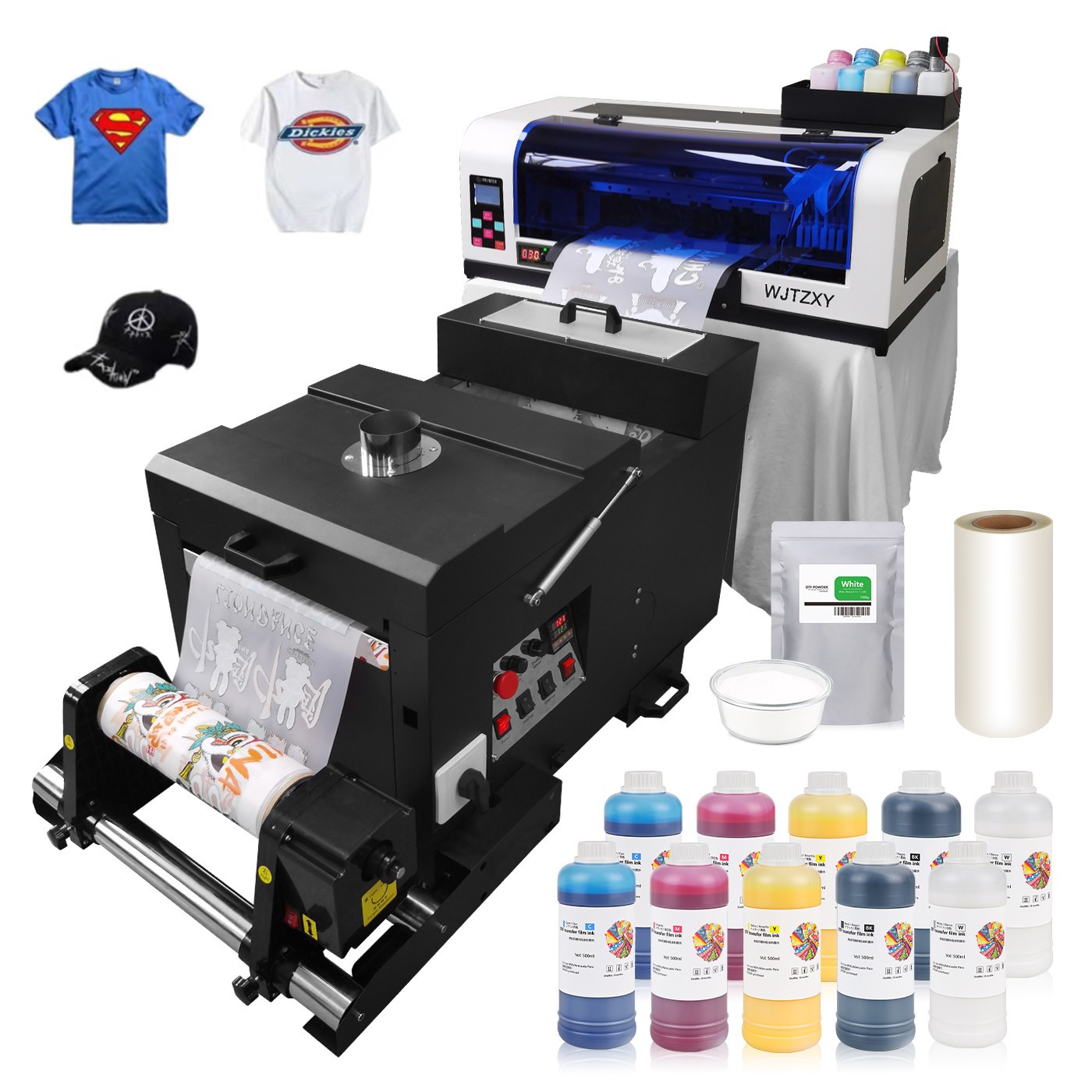 XP600 A3+ DTF Printer with Shaking Machine White Ink Circulation System 2500ML