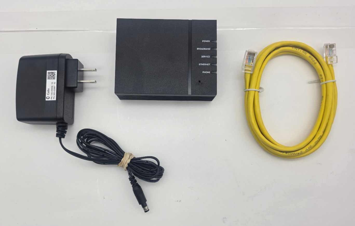 Calix GigaPoint 803G Fiber Optical Network Terminal Switch Module w/ Adapter