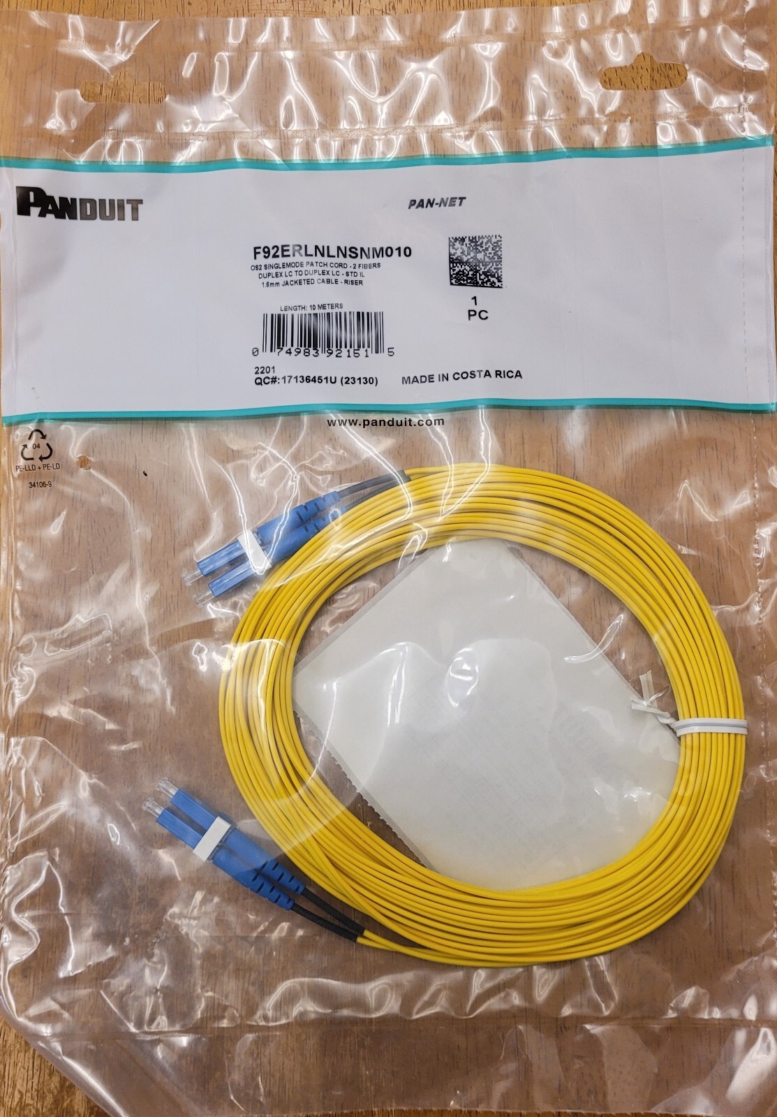 Panduit Opti-core - Patch Cable 10 meter