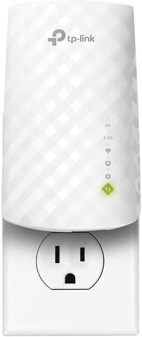 TP-Link WiFi Extender with Ethernet Port, Dual Band 5GHz/2.4GH OneMesh (RE220)