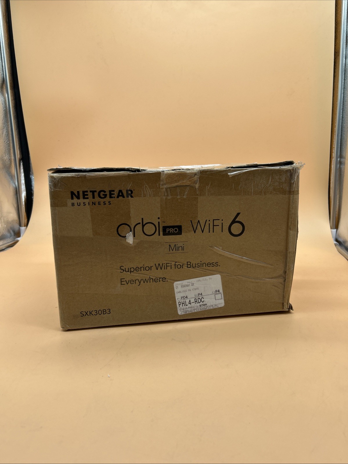 NetGear Orbi Pro WiFi 6 Mini Mesh Router System, SRX30, C4*16