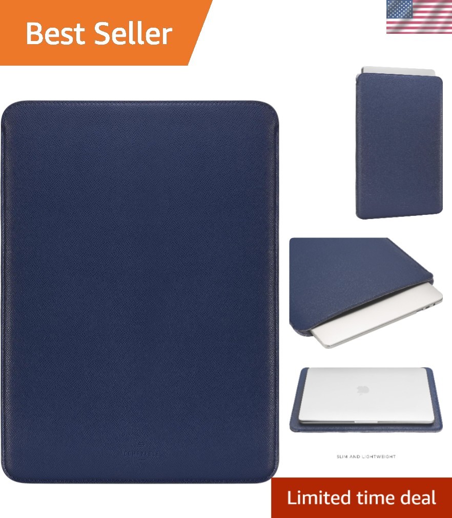 Soft Felt-Line 13" Laptop Sleeve for MacBook Air, Pro & Neo - Midnight Blue